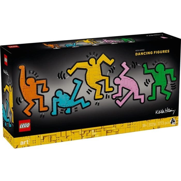 LEGO ART KEITH HARING FIGURINE CARE DANSEAZA 31216 - imagine 2
