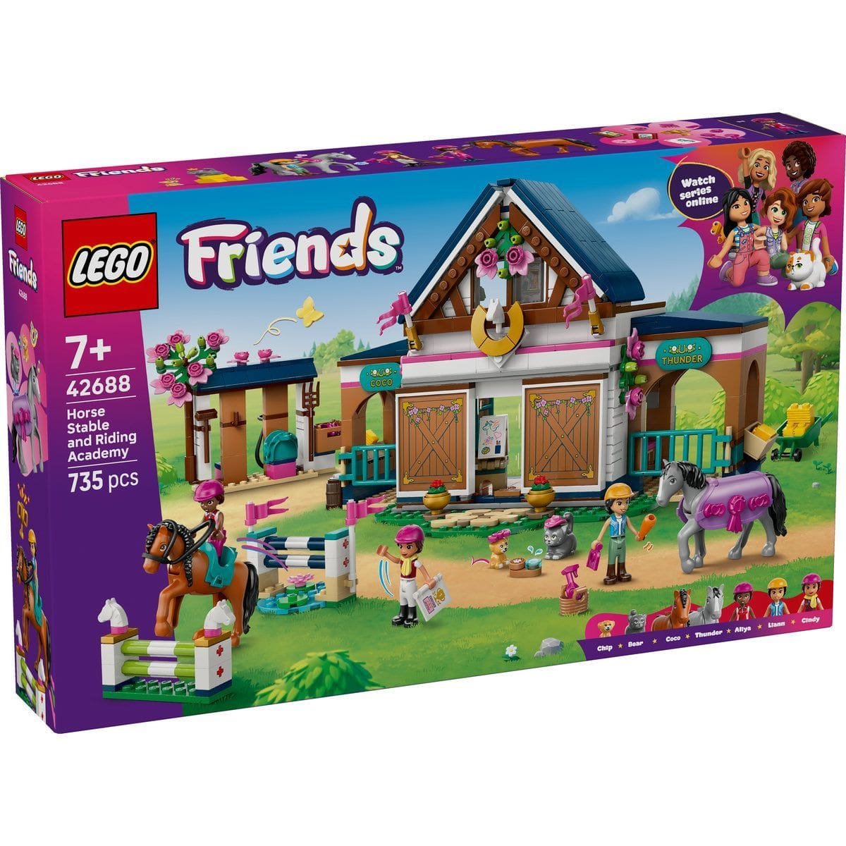 1_LEGO42688 LEGO FRIENDS GRAJD DE CAI SI ACADEMIE DE ECHITATIE 42688 - imagine 1