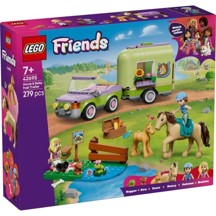 LEGO FRIENDS REMORCA PENTRU CAL SI MANZ 42695 - imagine 2