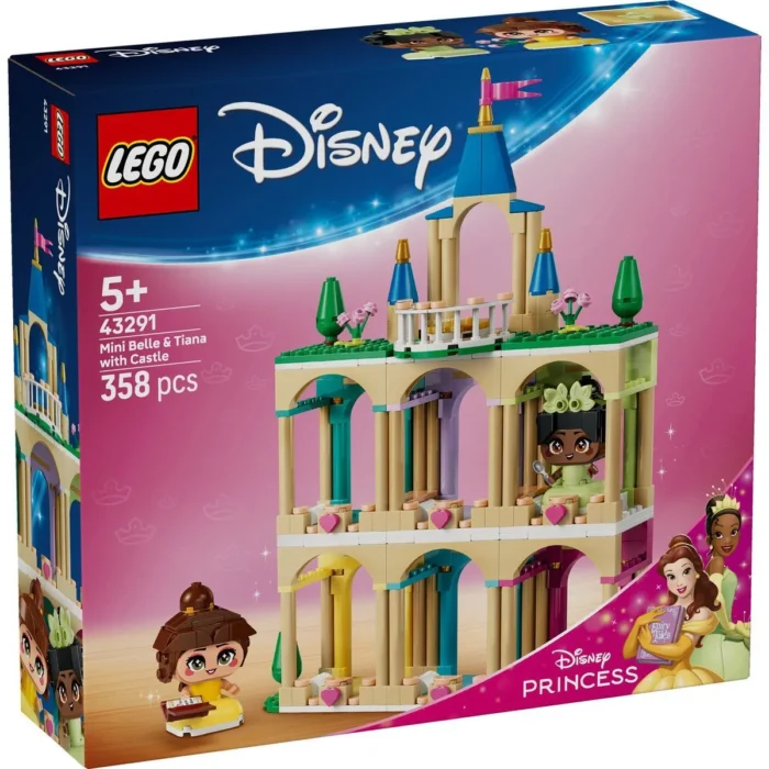 LEGO DISNEY PRINCESS MINIPRINTESELE BELLE SI TIANA LA CASTEL 43291 - imagine 10