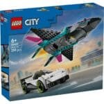 LEGO CITY AVION CU REACTIE VS MASINA 60489 - imagine 3
