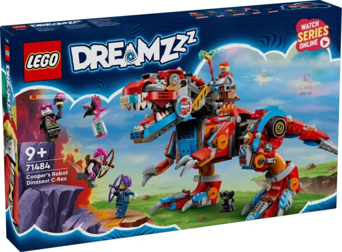 LEGO DREAMZZZ DINOZAURUL ROBOT C REX AL LUI COOPER 71484 - imagine 10