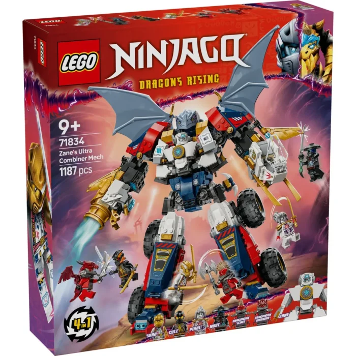 LEGO NINJAGO ULTRAROBOTUL COMBINAT AL LUI ZANE 71834 - imagine 10