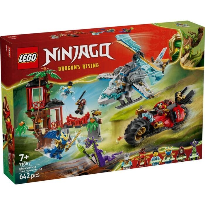 LEGO NINJAGO LUPTA LA CASA DIN COPAC CU VEHICULE NINJA 71857 - imagine 2