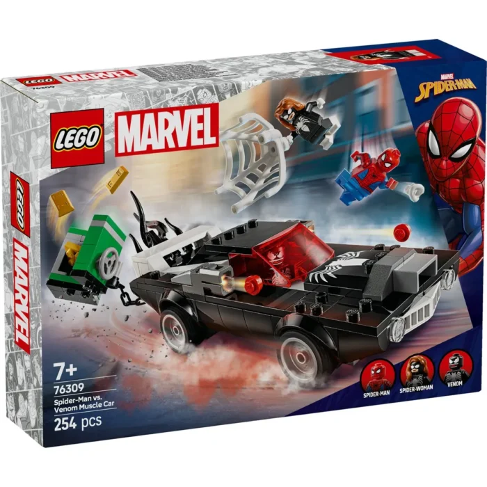 LEGO SUPER HEROES OMUL PAIANJEN VS. MASINA FORTOASA A LUI VENOM 76309 - imagine 10