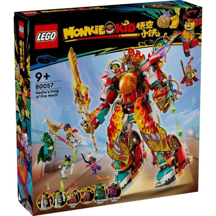 LEGO MONKIE KID ROBOTUL CU INEL DE FOC AL LUI NEZHA 80057 - imagine 3