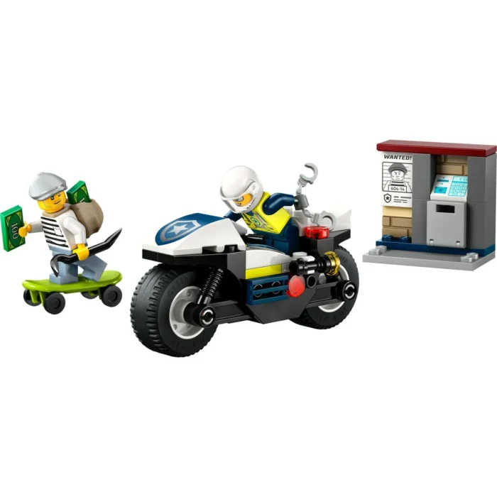 LEGO CITY URMARIRE CU MOTOCICLETA DE POLITIE 60455 - imagine 11