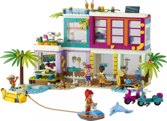LEGO FRIENDS CASA DE VACANTA DE PE PLAJA 41709 - imagine 2