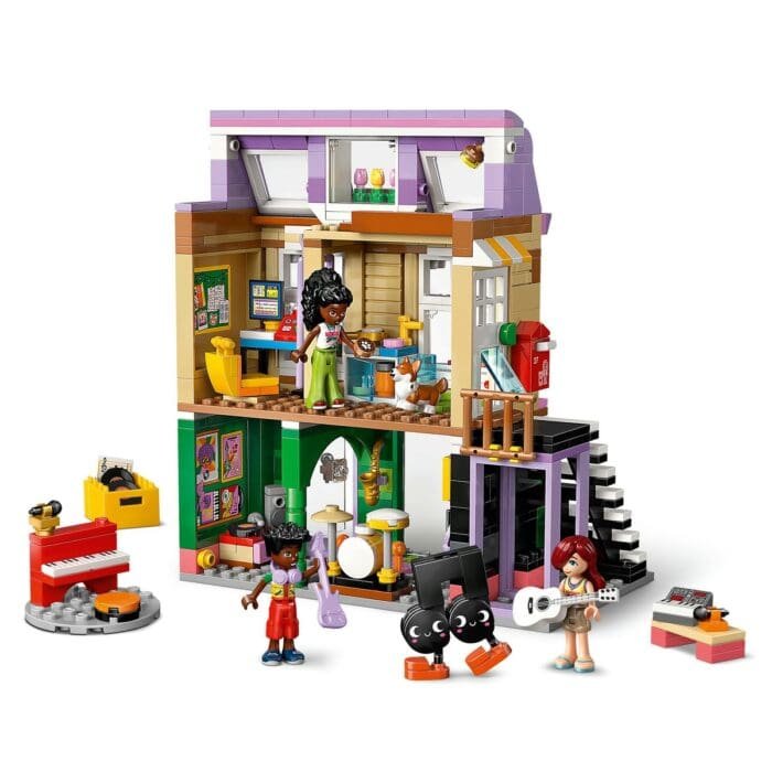 LEGO FRIENDS MAGAZIN DE MUZICA SI APARTAMENT 42653 - imagine 2