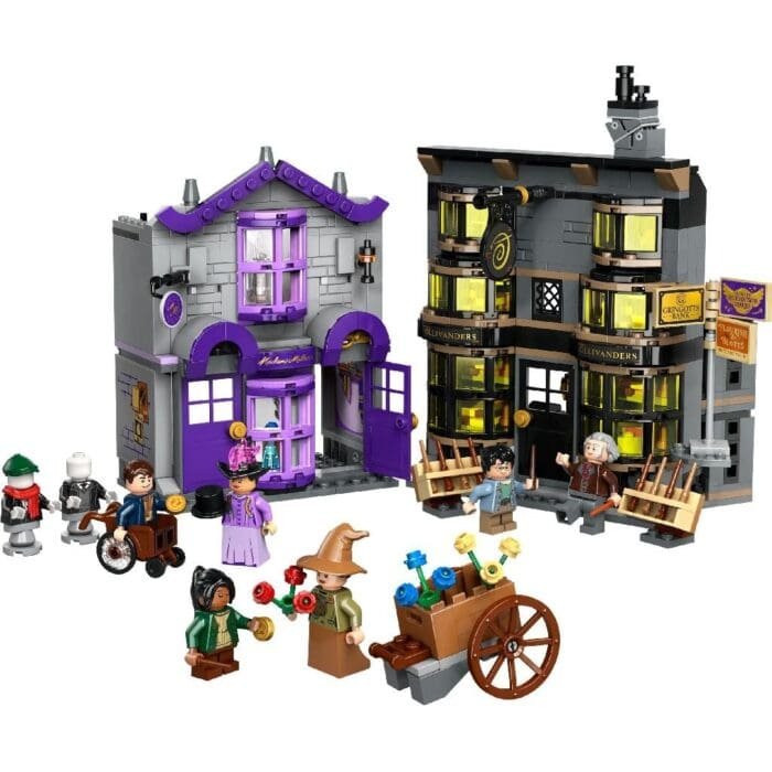 LEGO HARRY POTTER TM OLLIVANDER SI MAGAZINUL DE HAINE AL LUI MADAM MALKIN 76439 - imagine 2