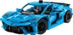 LEGO TECHNIC CHEVROLET CORVETTE STINGRAY ALBASTRU 42217 - imagine 4