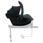 SCOICA AUTO I-SIZE, 40-87 CM, KINDERKRAFT MINK PRO2 , GREY - imagine 2