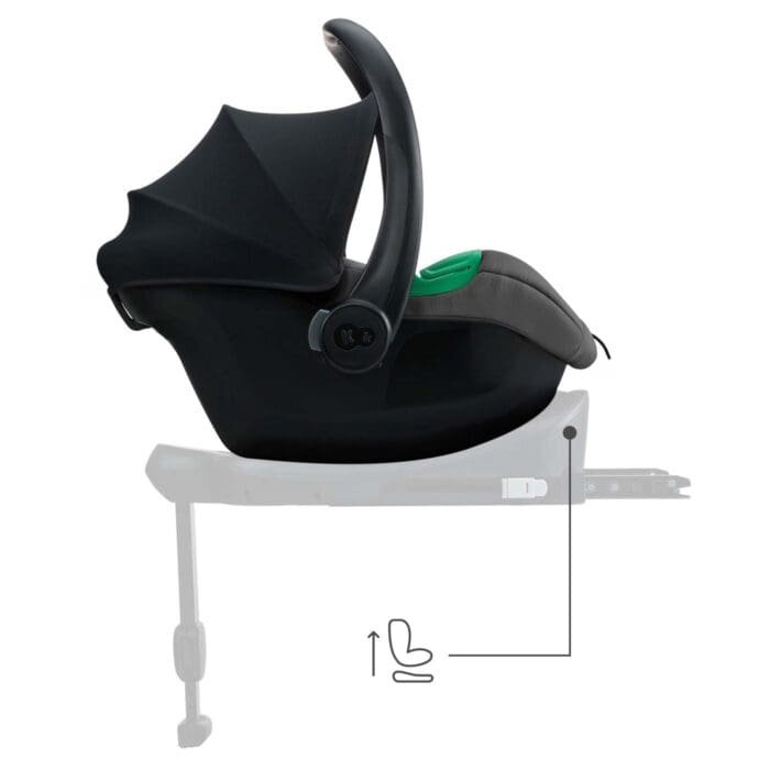 SCOICA AUTO I-SIZE, 40-87 CM, KINDERKRAFT MINK PRO2 , GREY - imagine 2
