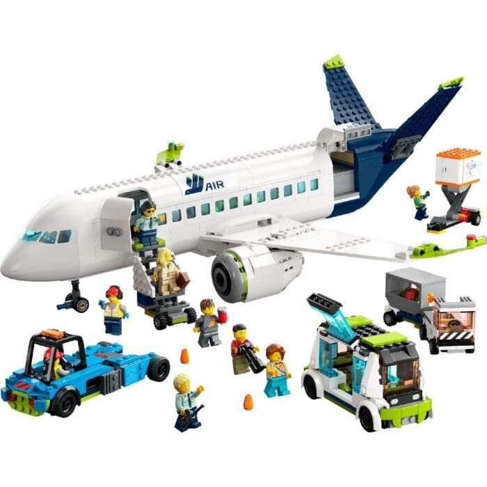 LEGO CITY AVION DE PASAGERI 60367 - imagine 2