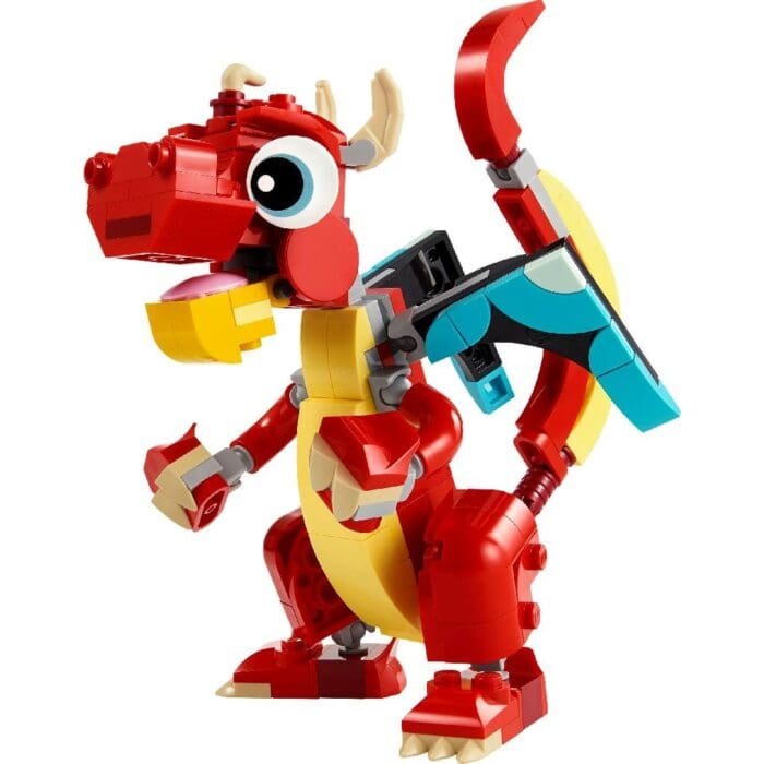 LEGO CREATOR 3IN1 DRAGON ROSU 31145 - imagine 2