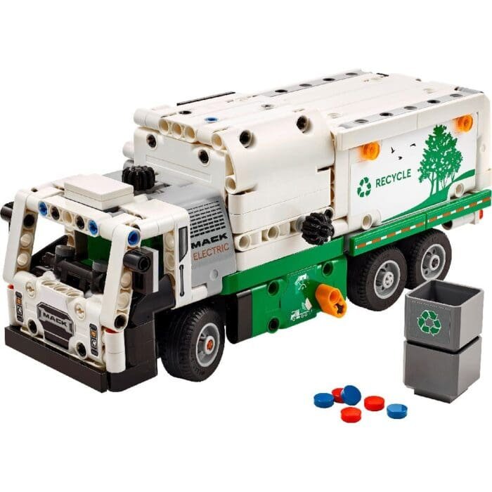 LEGO TECHNIC AUTOGUNOIERA MACK LR ELECTRIC 42167 - imagine 2