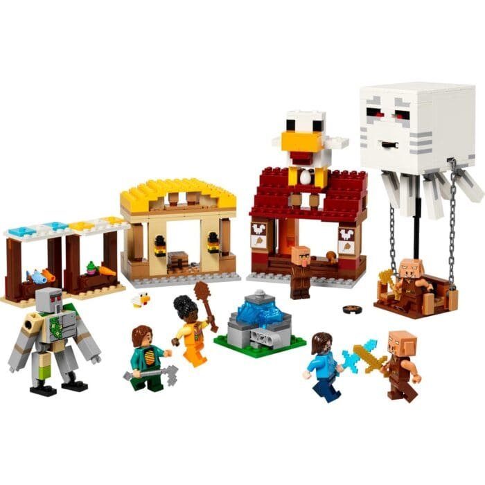 LEGO MINECRAFT ATACUL BALOANELOR GHAST ASUPRA SATULUI 21273 - imagine 2