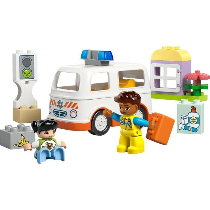 LEGO DUPLO AMBULANTA SI SOFER 10447 - imagine 2