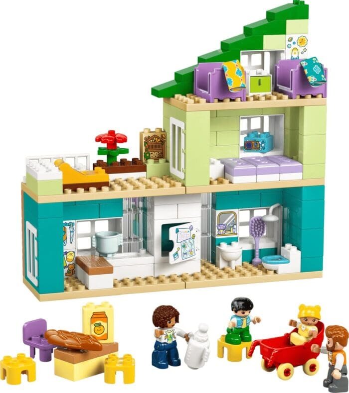 LEGO DUPLO CASA MODERNA DE FAMILIE 3 IN 1 CU FIGURINE 10470 - imagine 3