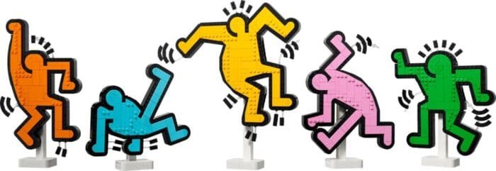 LEGO ART KEITH HARING FIGURINE CARE DANSEAZA 31216 - imagine 3