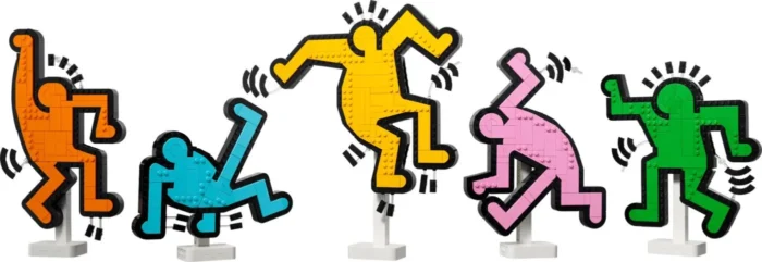 LEGO ART KEITH HARING FIGURINE CARE DANSEAZA 31216 - imagine 11