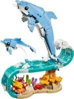 LEGO CREATOR ANIMALE MARINE DELFINI SUPERBI 31385 - imagine 3