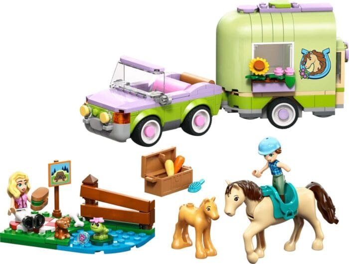 LEGO FRIENDS REMORCA PENTRU CAL SI MANZ 42695 - imagine 3
