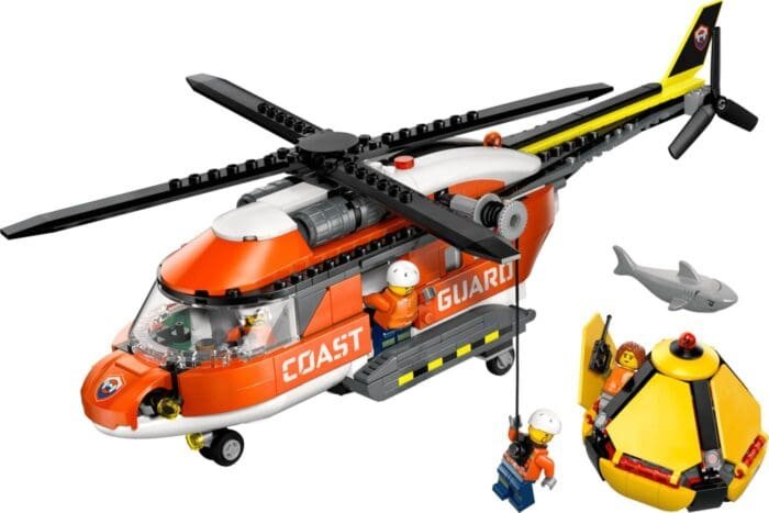 LEGO CITY ELICOPTER AL PAZEI DE COASTA 60503 - imagine 4