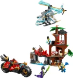LEGO NINJAGO LUPTA LA CASA DIN COPAC CU VEHICULE NINJA 71857 - imagine 11