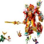 LEGO MONKIE KID ROBOTUL CU INEL DE FOC AL LUI NEZHA 80057 - imagine 4