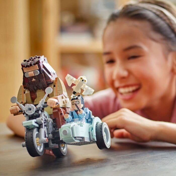 LEGO HARRY POTTER TM HAGRID SI HARRY PE MOTOCICLETA 76443 - imagine 3