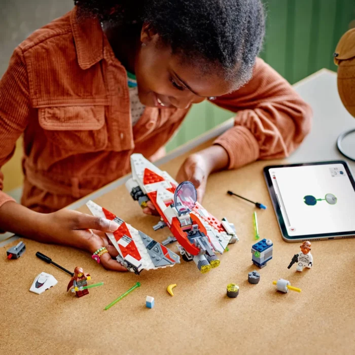 LEGO STAR WARS NAVA STELARA A LUI JEDI BOB 75388 - imagine 10