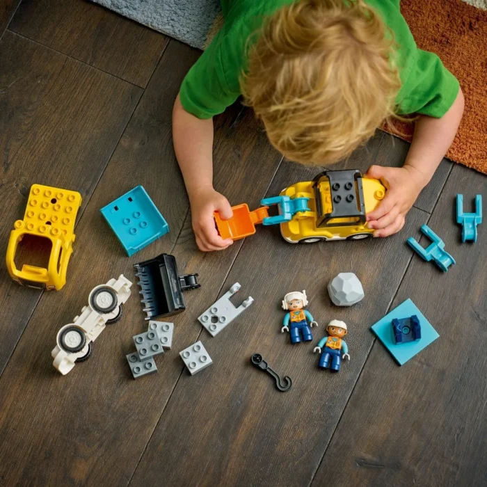 LEGO DUPLO VEHICULE DE CONSTRUCTII 3 IN 1 10475 - imagine 12