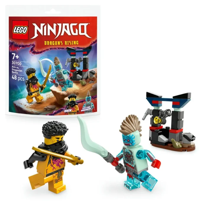 LEGO NINJAGO BATALIA DINTRE ARIN SI DRAGONIAN 30700 - imagine 8