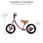 BICICLETA FARA PEDALE KINDERKRAFT SPACE DARK PINK - imagine 8