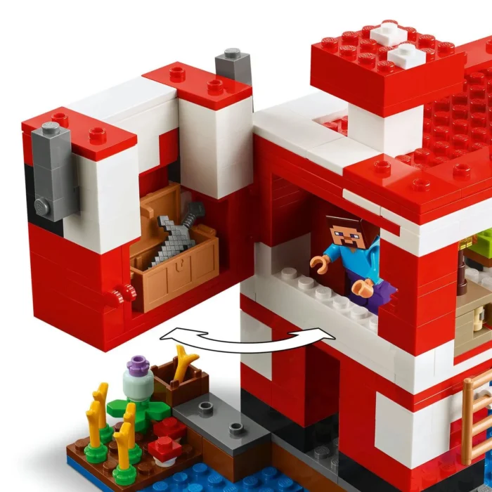 LEGO MINECRAFT CASA MOOSHROOM 21270 - imagine 4