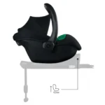 SCOICA AUTO I-SIZE, 40-87 CM, KINDERKRAFT MINK PRO2 , BLACK - imagine 7