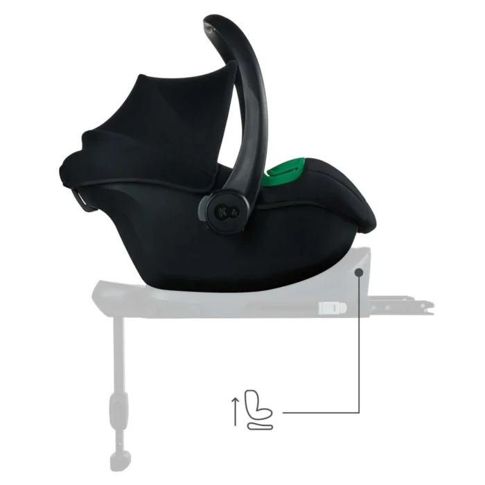 SCOICA AUTO I-SIZE, 40-87 CM, KINDERKRAFT MINK PRO2 , BLACK - imagine 7