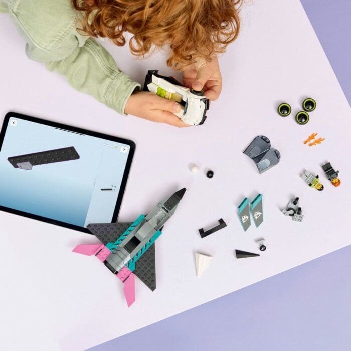 LEGO CITY AVION CU REACTIE VS MASINA 60489 - imagine 6