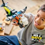 LEGO CITY AVION AUTOSPECIALA DE SERVICE SI AEROGLISOR IN VERSIUNI ADAPTATE 60505 - imagine 13