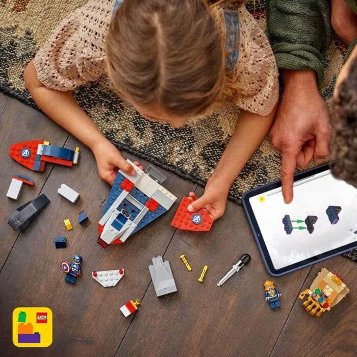 LEGO MARVEL RAZBUNATORII CAPITANUL AMERICA VS THANOS 76319 - imagine 5