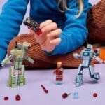 LEGO MARVEL IRON MAN SI WAR MACHINE VS DRONELE HAMMER 76320 - imagine 5