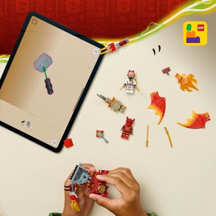 LEGO NINJAGO PACHET DE LUPTA CU ROBOTUL DRAGON AL LUI KAI 71851 - imagine 5