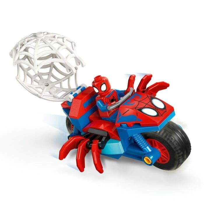 LEGO MARVEL SPIDEY PE MOTOCICLETA VS RHINO 11206 - imagine 5