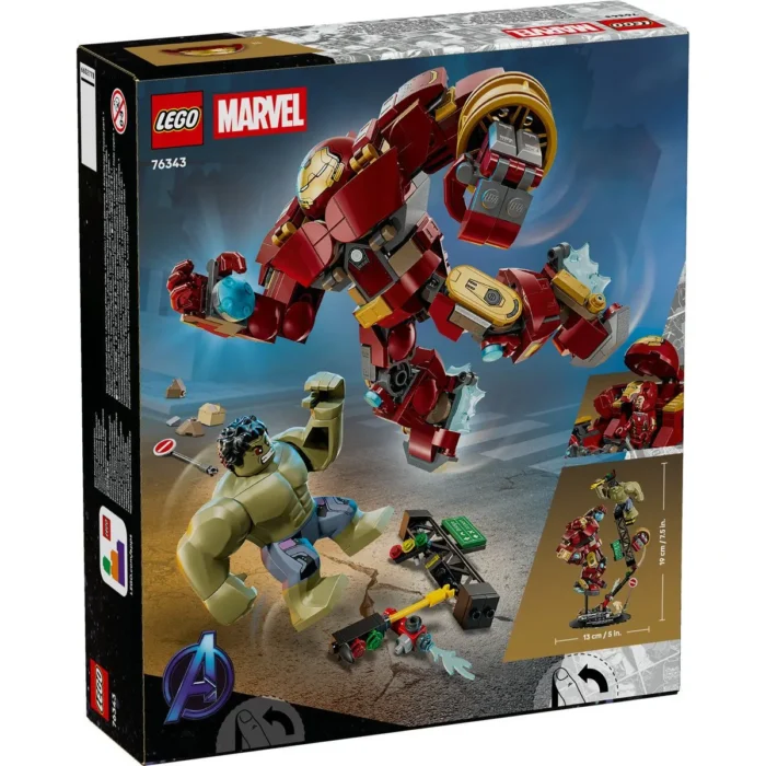 LEGO MARVEL BATALIE MEMORABILA HULKBUSTER VS HULK 76343 - imagine 11