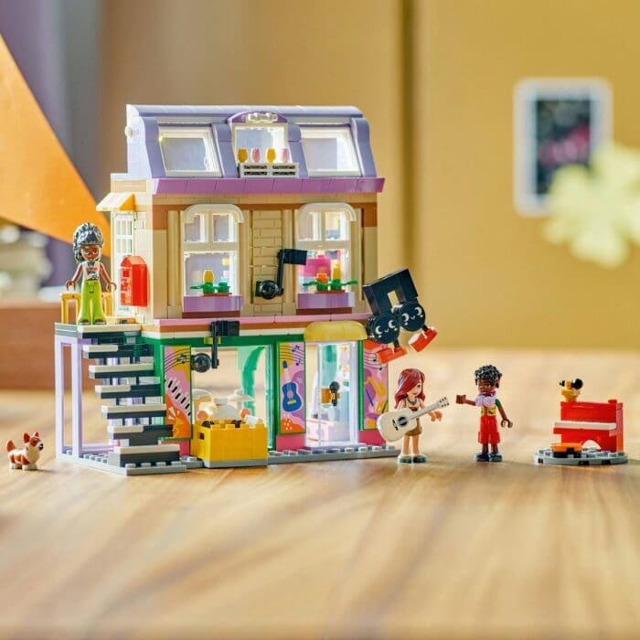 LEGO FRIENDS MAGAZIN DE MUZICA SI APARTAMENT 42653 - imagine 5