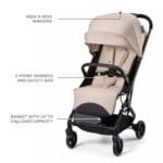 CARUCIOR SPORT KINDERKRAFT INDY3, MISTY BEIGE - imagine 4