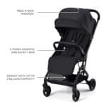 CARUCIOR SPORT KINDERKRAFT INDY3, COAL BLACK - imagine 4