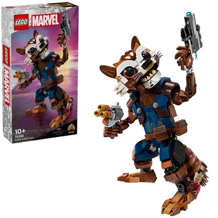 LEGO MARVEL SUPER HEROES ROCKET SI BEBELUSUL GROOT 76282 - imagine 5