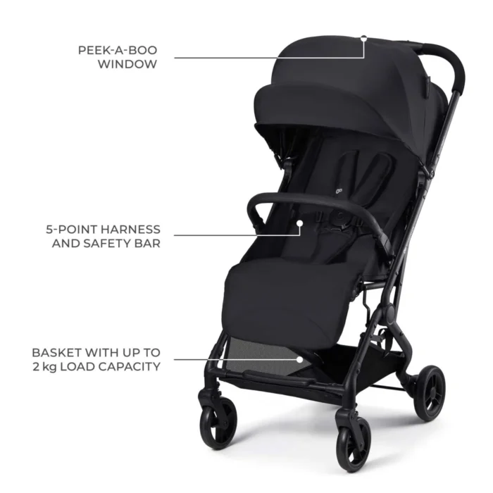 CARUCIOR SPORT KINDERKRAFT INDY3, COAL BLACK - imagine 9